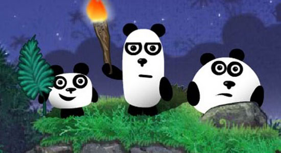 Игры три панды